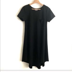 Lularoe Carly dress size small. All black NWOT